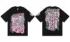 Beautiful High Street Retro Letter Print Pure Cotton High Quality Casual Loose Men's and Women's Short-sleeved T-shirts