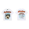 Beautiful High Street Retro Letter Print Pure Cotton High Quality Casual Loose Men's and Women's Short-sleeved T-shirts