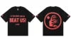 Beautiful High Street Retro Letter Print Pure Cotton High Quality Casual Loose Men's and Women's Short-sleeved T-shirts