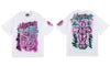 Beautiful High Street Retro Letter Print Pure Cotton High Quality Casual Loose Men's and Women's Short-sleeved T-shirts