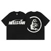 Beautiful High Street Retro Letter Print Pure Cotton High Quality Casual Loose Men's and Women's Short-sleeved T-shirts
