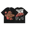 Beautiful High Street Retro Letter Print Pure Cotton High Quality Casual Loose Men's and Women's Short-sleeved T-shirts