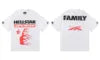 Beautiful High Street Retro Letter Print Pure Cotton High Quality Casual Loose Men's and Women's Short-sleeved T-shirts