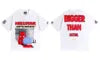 Beautiful High Street Retro Letter Print Pure Cotton High Quality Casual Loose Men's and Women's Short-sleeved T-shirts