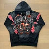 2026 Hot Sale 11In Stock Fast Shipping High Quality 100% Cotton Hop Hell Star Hoodies Dtg Printing 1to 1 Hell Star Sweatsuit