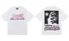 Beautiful High Street Retro Letter Print Pure Cotton High Quality Casual Loose Men's and Women's Short-sleeved T-shirts