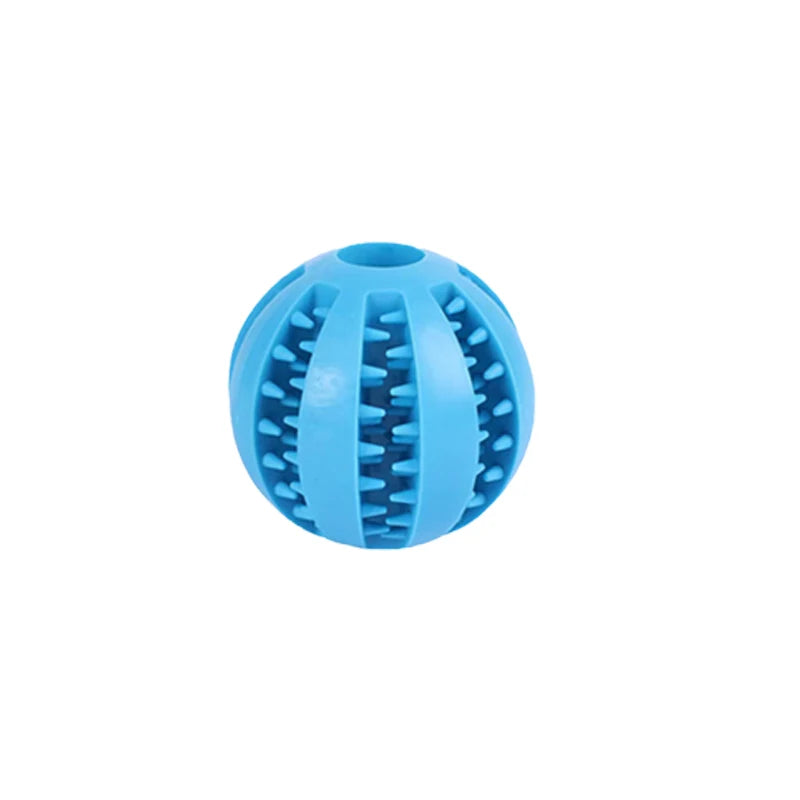 New Pet Dog Toy Interactive Rubber Balls for Small Large Dogs Puppy Cat Chewing Toys Pet Tooth Cleaning Indestructible Dog Ball